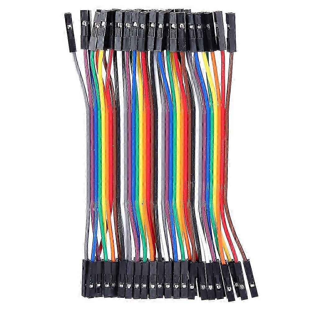 10Pcs Multicolor Female to Female Jumper Wire Connecting Cable for Computer Electronics