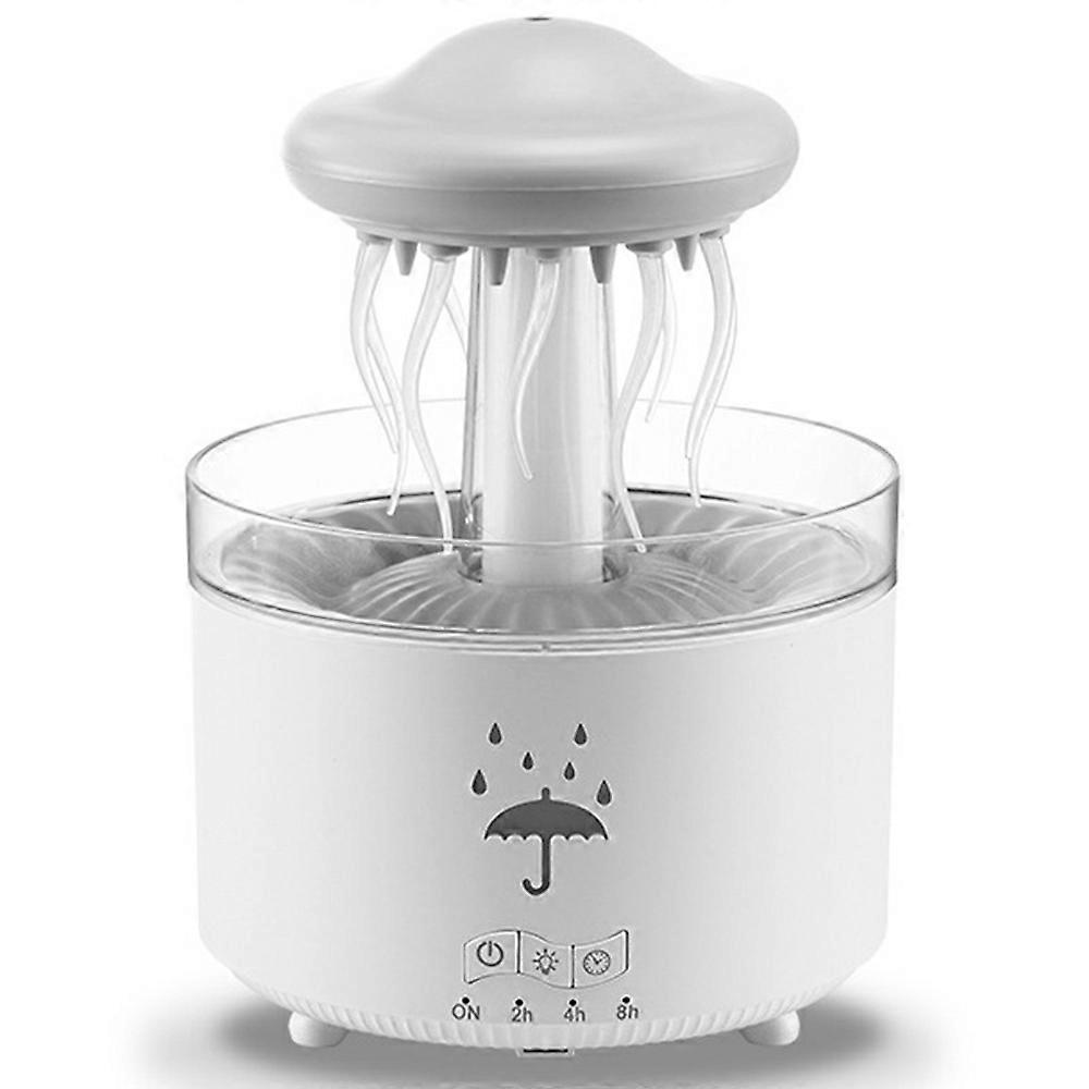 Rotating Jellyfish Essential Oil Diffuser 7 Color LED Light Remote Control Aromatherapy Humidifier 3