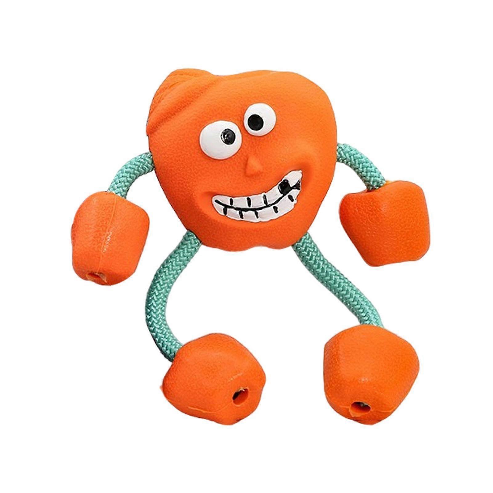 Rubber Toy for Dogs, Robust, Squeaky Dog Toy Made of Rubber, Funny Dog Toy for Aggressive Chewers, Super Chew Dog Toy for Teeth Cleaning and Fun