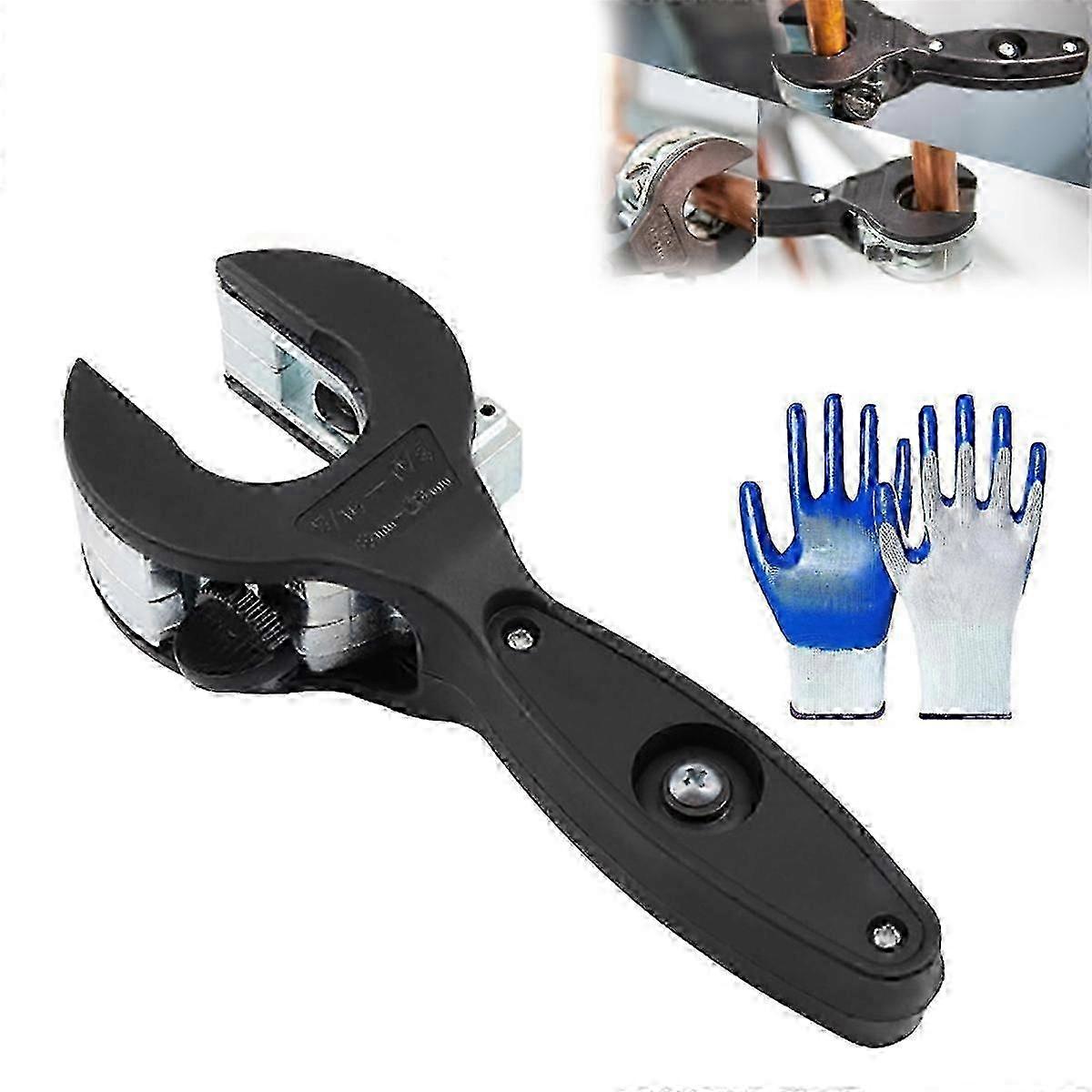 2 in 1 Compact Ratcheting Tube Cutter for Various Sizes, Suitable for PVC and Other Brands