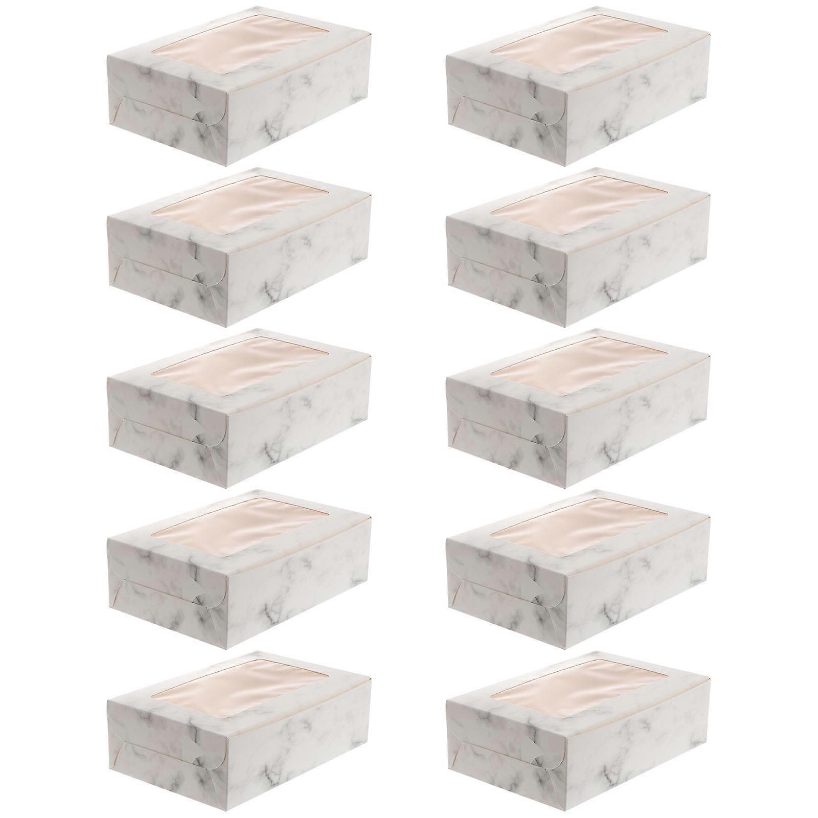 Backwarenbehälter Muffinträger Verschiedene Farbe 24x16cm Display 10Stk
