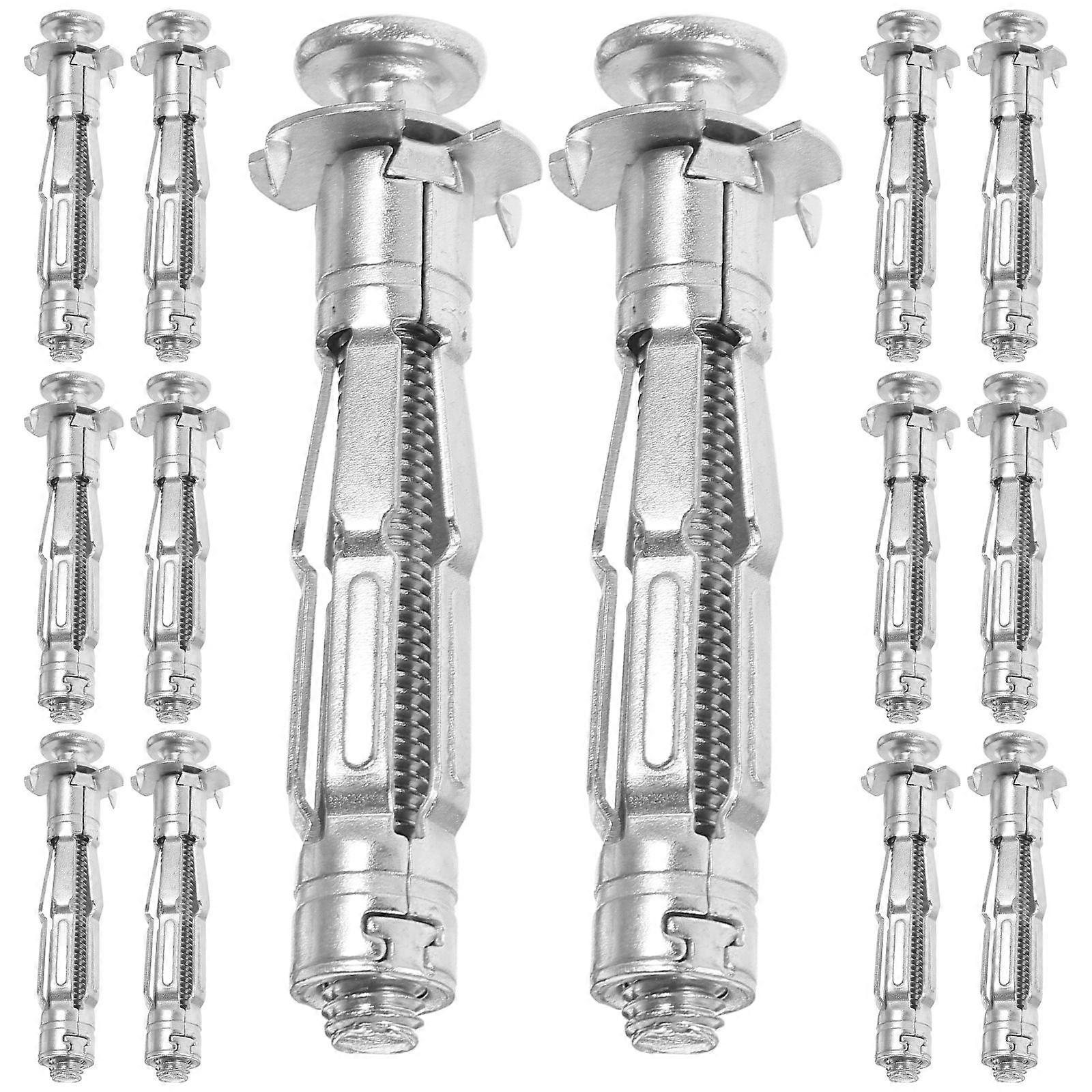 Screw Anchors Drywall Expansion Nut Jack Fixing Nuts Handymen Cylindrical Shape Wall Fixing 30Pcs