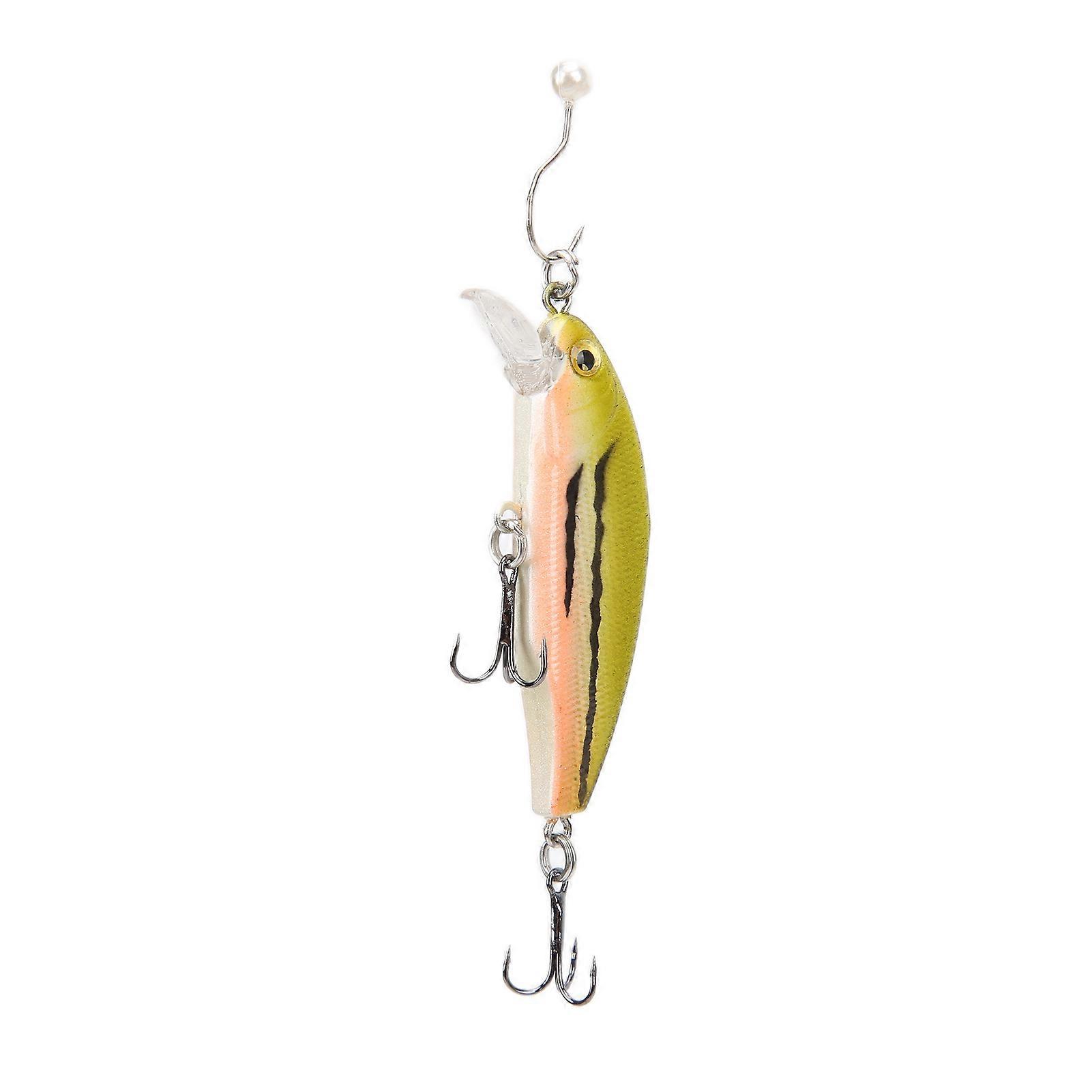 Angelköder Köder Mini Deep Diving 3D Augen Minnow Angelköder Crankbaits für Süßwasser