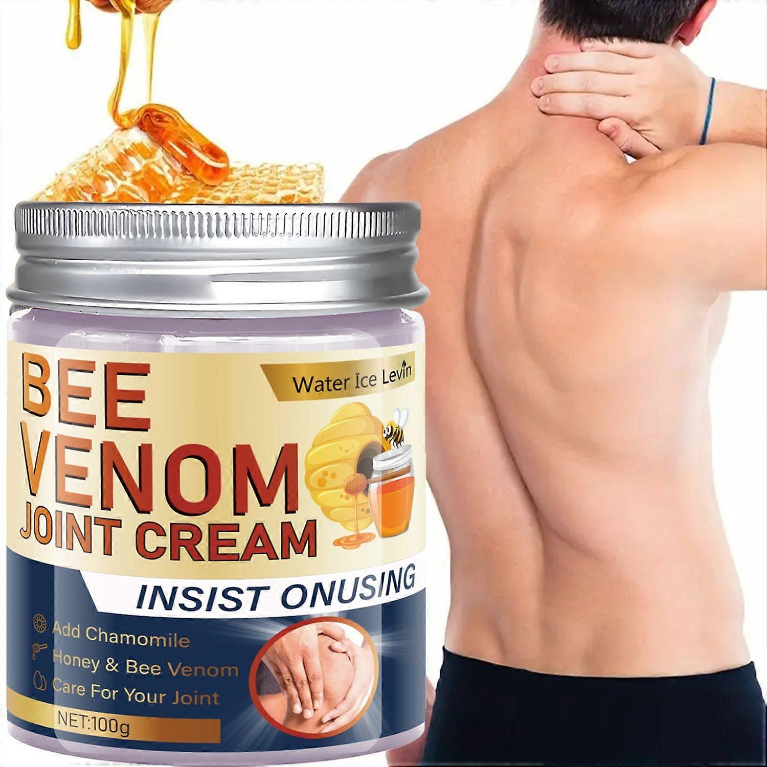 Bee Venom Joint Cream, Joint & Muscle Soothing Bee Venom Cream, Professional Bee Venom Joint Cream, Bee Venom Joint Gel - Specially for for Back, Neck