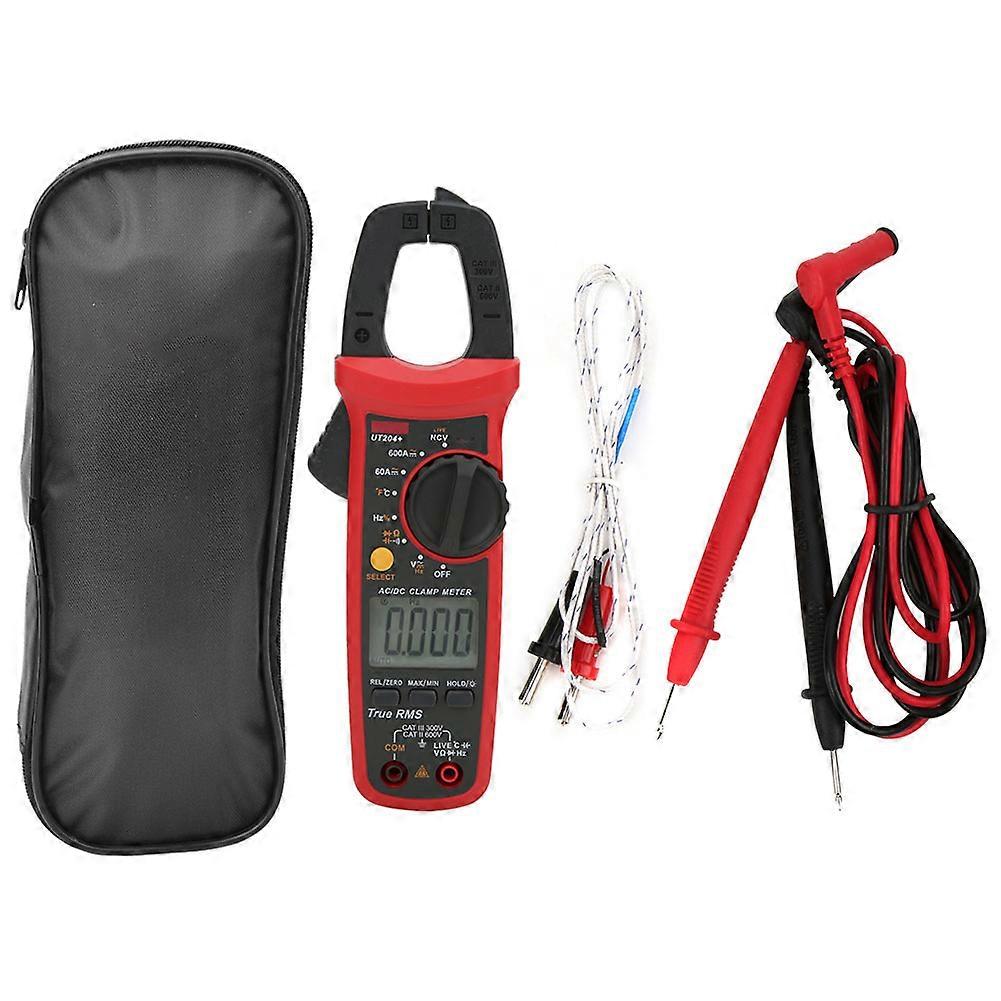 UNI T UT204+ Handheld Digital Clamp Meter Auto Range True RMS Ac DC Spannung Strom Widerstand Kapazitätstester