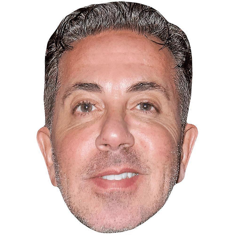 Charles Sophy (Stubble) Celebrity Mask, Flat Card Face