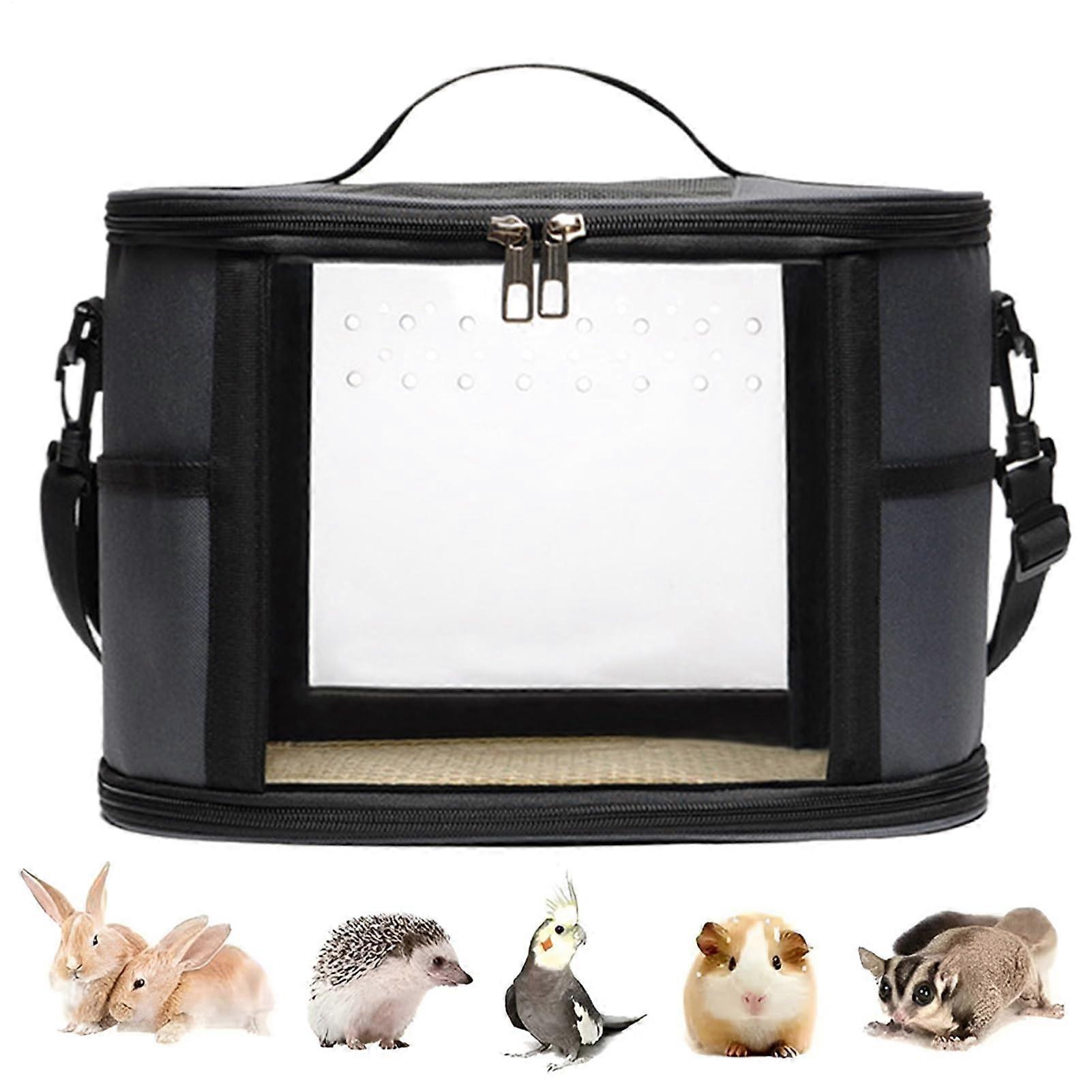 Bird Carrier Cage Parakeet Shoulder Bag 33x23x22.5cm Breathable Mesh Lightweight Design