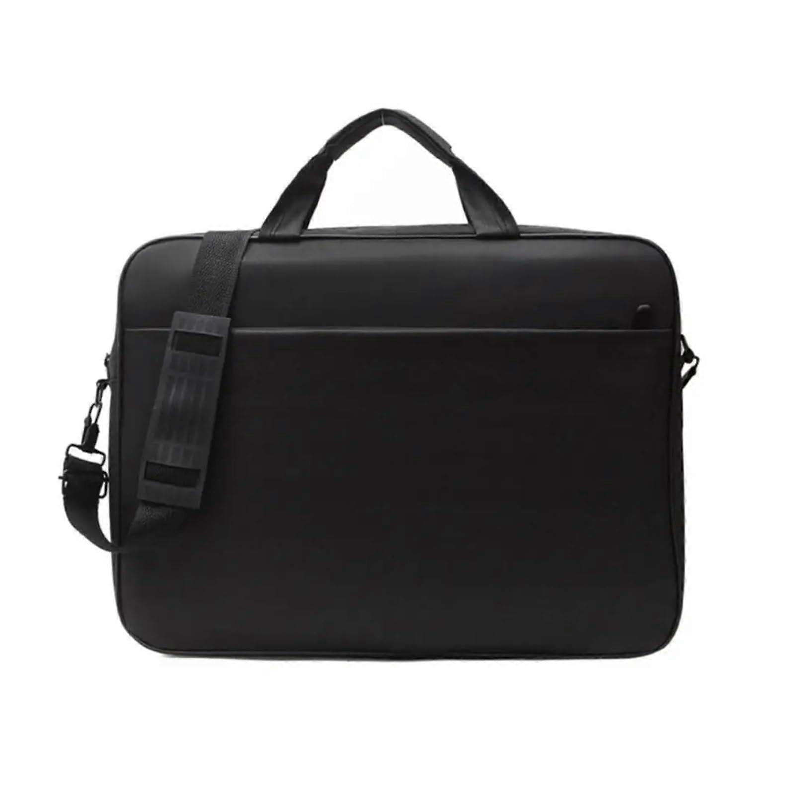 Laptop Bag Large Capacity 15.6 17 Inch Protective Sleeve Padded Computer Case with Strap Black 17 Inch