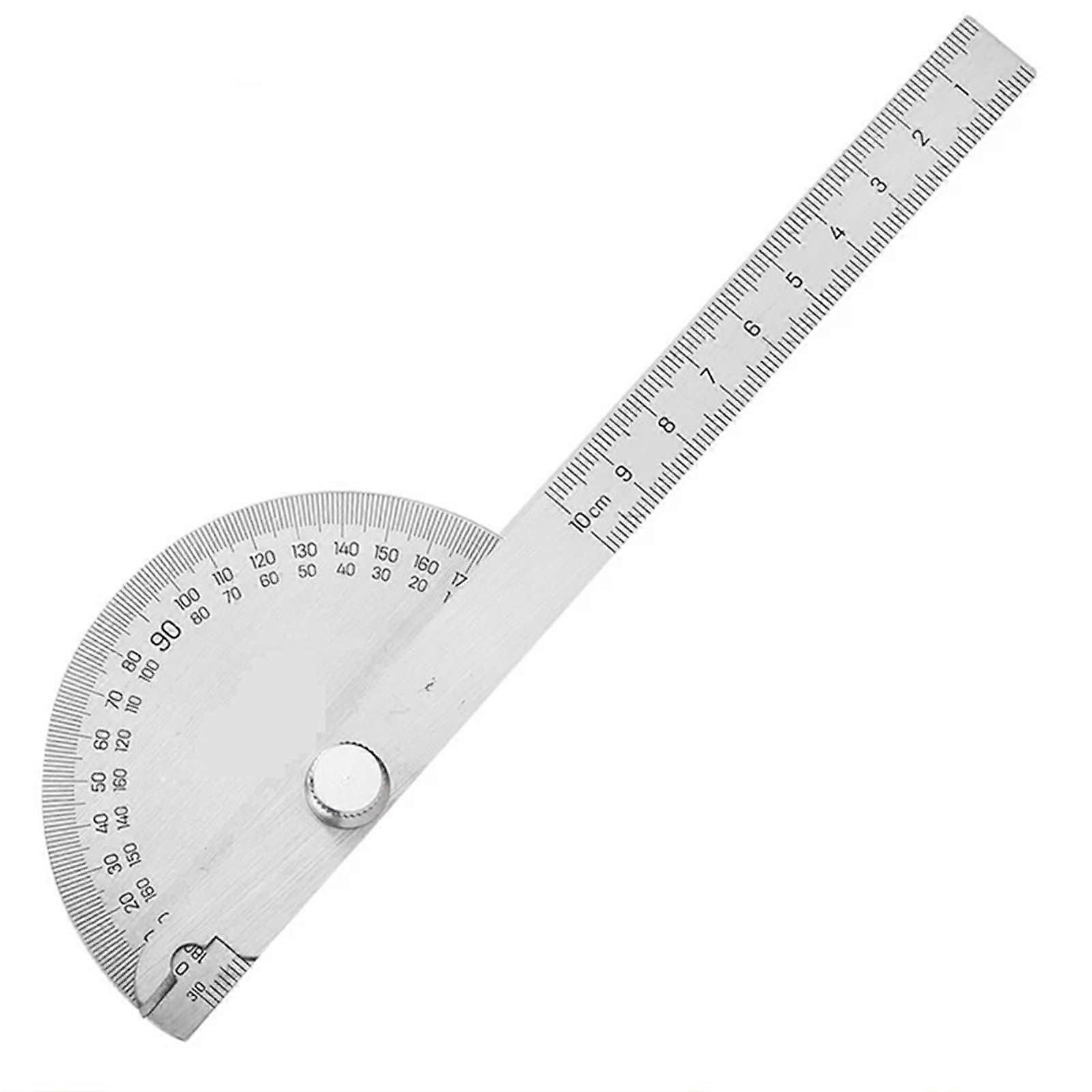 Goniometer Stainless Steel Protractor 360 Degree Angle Finder Multi-Angle Measuring Ruler for Carpentry and Crafting