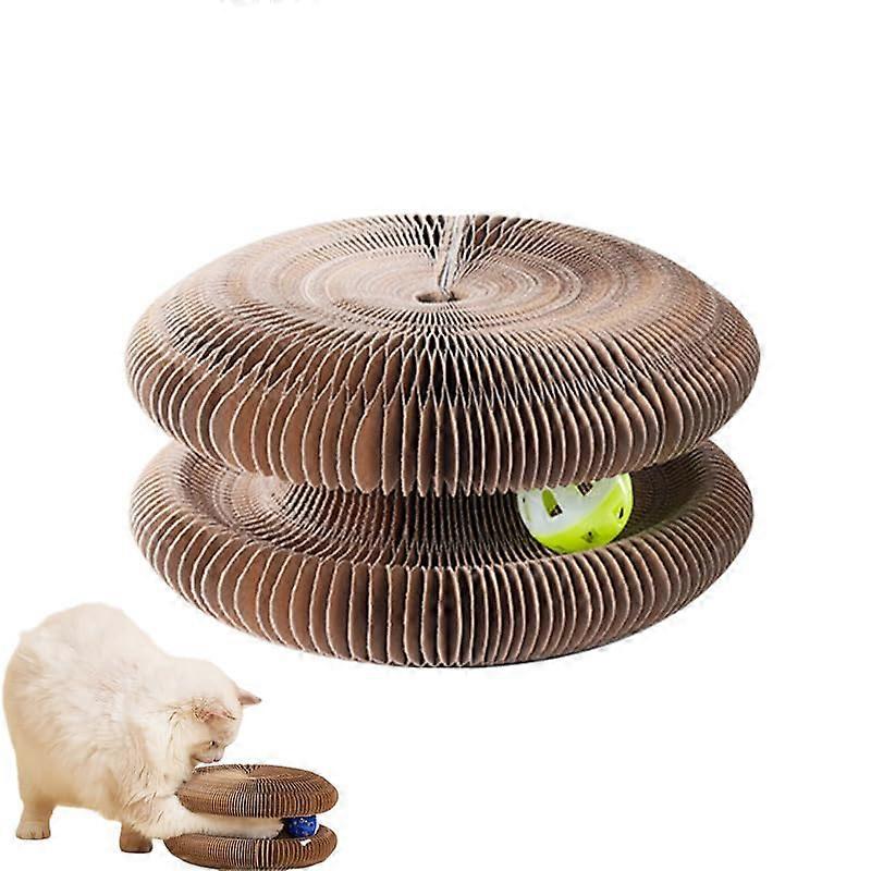Cat Swirl, Magic Organ Cat Scratching Board, Cat Toy, Foldable