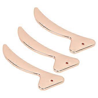 3stk mini makeup spatel bærbar legering hudpleje kosmetisk ske øjenmassage stick til hjemmerejse