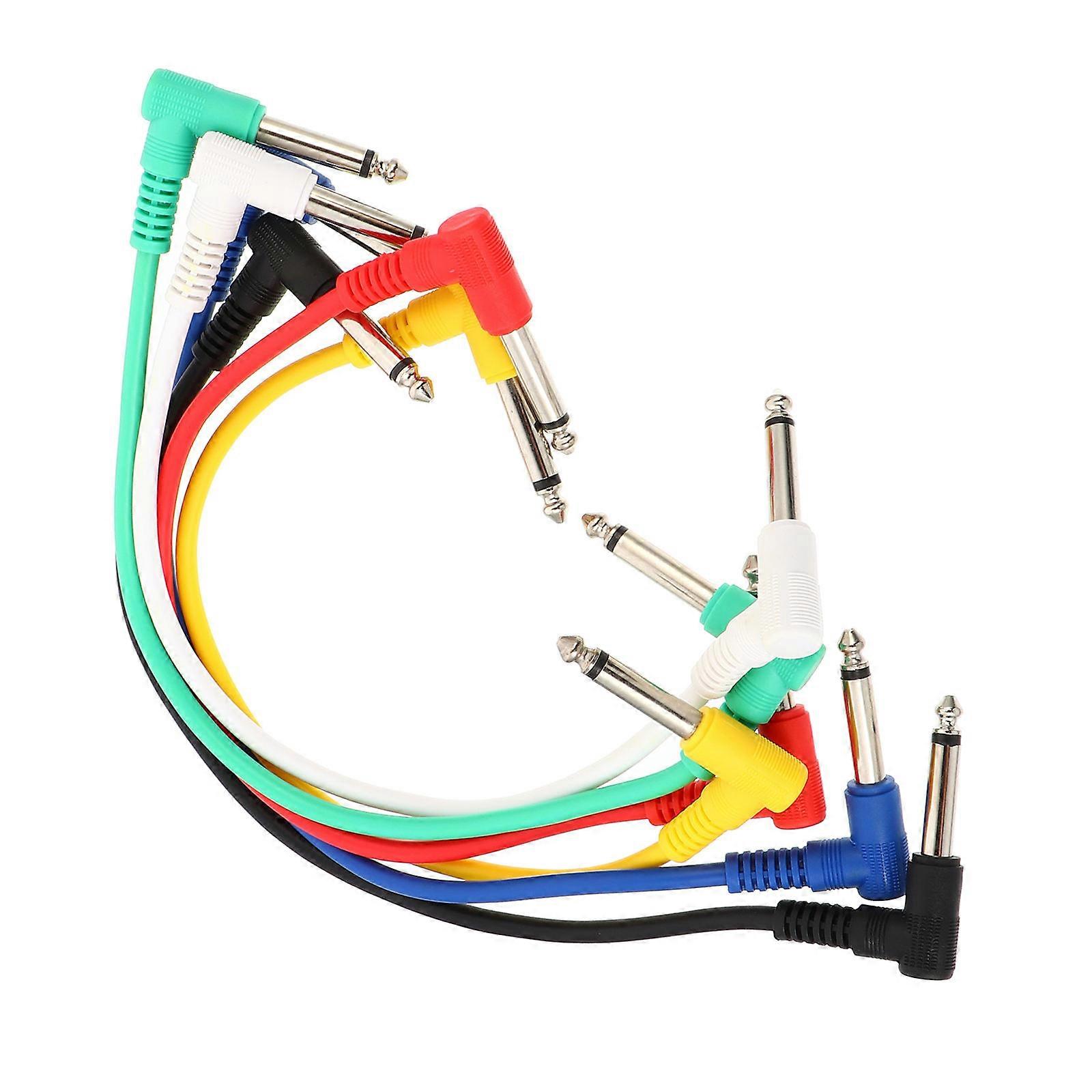 Durable Guitar Cable with OxygenFree Copper Core and WearResistant PVC Sheath for Electric Guitars 30cm