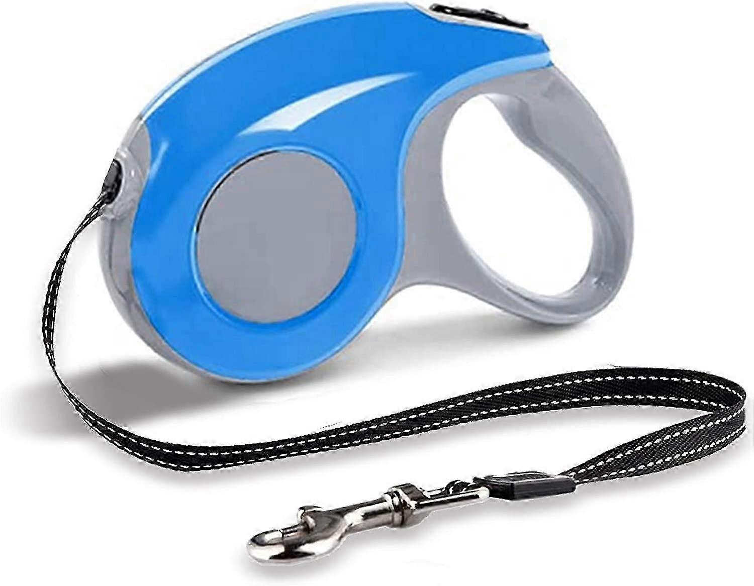 Retractable Dog Leashes, Suitable for Small and Medium Dogs 5M, Maximum 15kg (Blue)