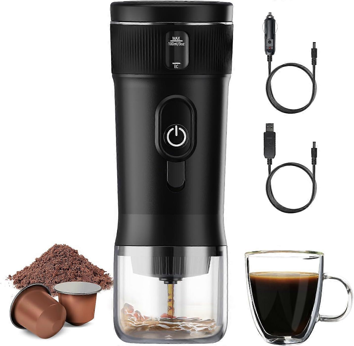 Portable Coffee Maker Mini Espresso Coffee Machine 100W Car