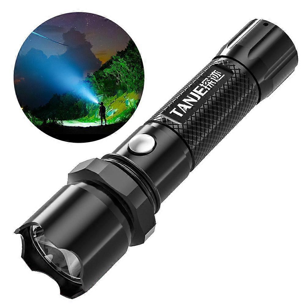Outdoor flashlight with USB Rechargeable Battery Versatile Lighting Modes