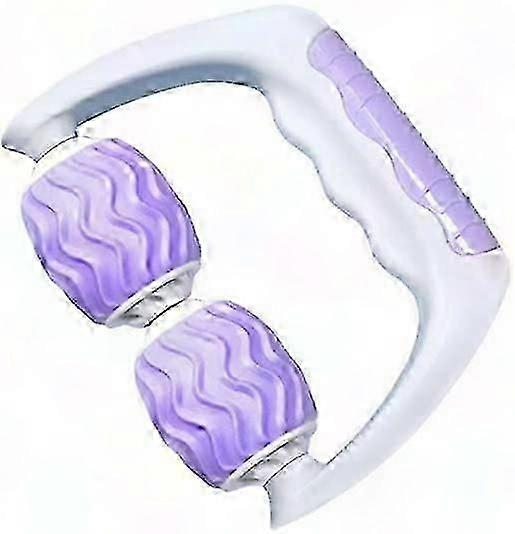 Anti-Cellulite Roller 2 Wheels Deep Tissue Purple