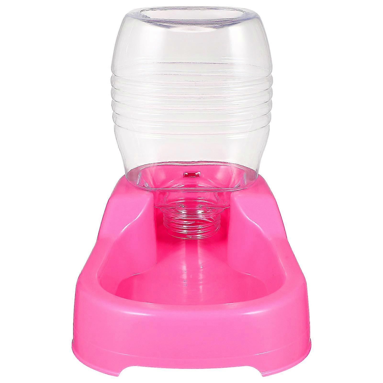 The **Pink Pet Water Feeder Bowl** is a convenient and automatic water dispenser designed specifically for dogs and puppies, ideal for use at home or