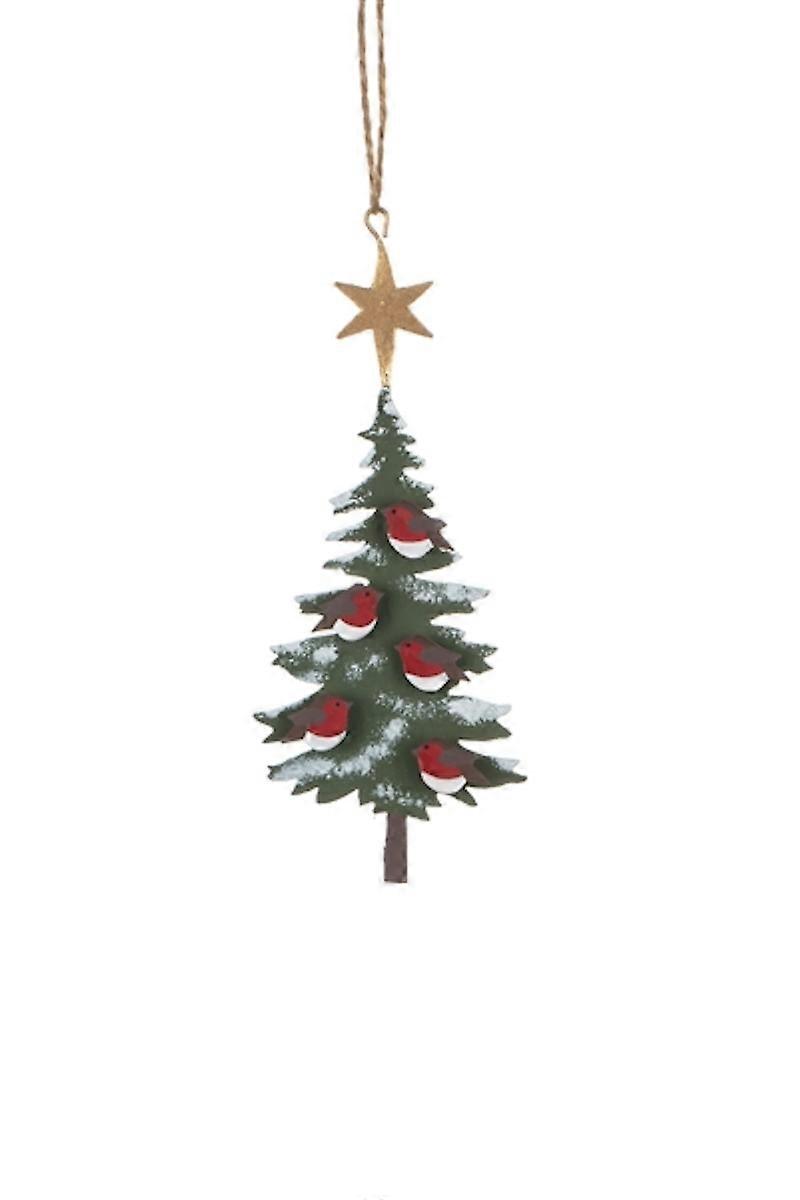 Shoeless Joe Robins on Christmas Tree Decoration