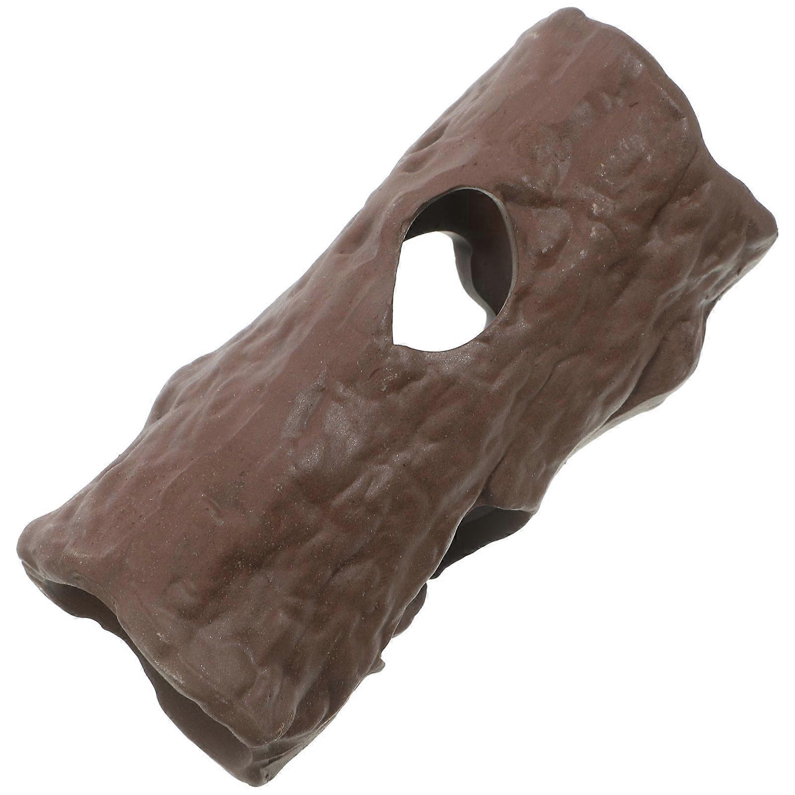 Lifelike Resin Cave Fish Tank Decoration for Aquarium with Stable Base and Vivid Appearance Small