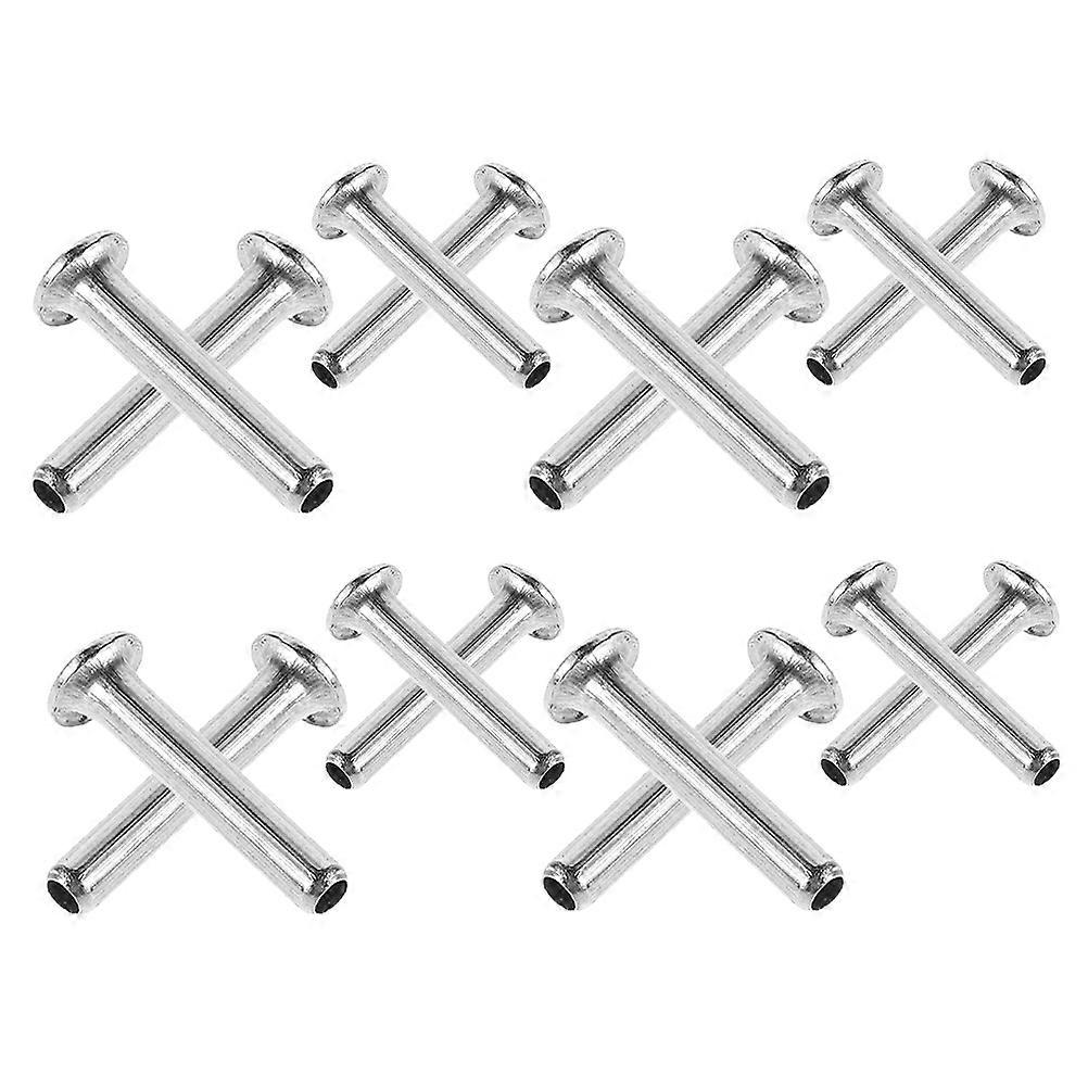 16pcs Umbrella Frame Rivet Replacement Pins Compact Parasol Repair Kit Durable Tubular Connectors for Rain and Travel Umbrellas Easy DIY Fixes