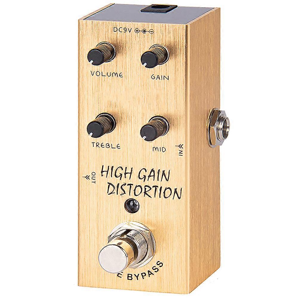Distortion Pedal For Electric Guitar Guitar Effector High Gain Distortion True Bypass Instrument Effect 1Set