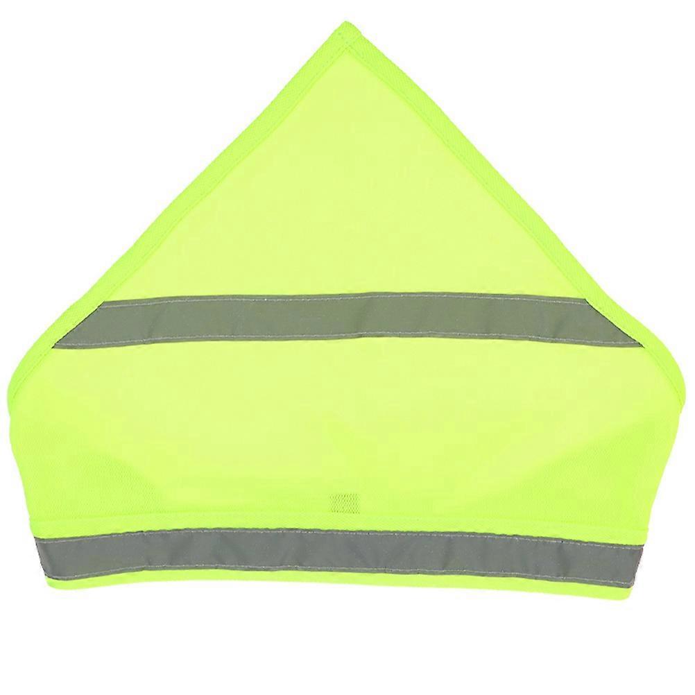 Reflective Pet Scarf for Puppies – High Visibility Polyester Dog Bandana for Night Walking, Comfortable and Durable Fluorescent Design