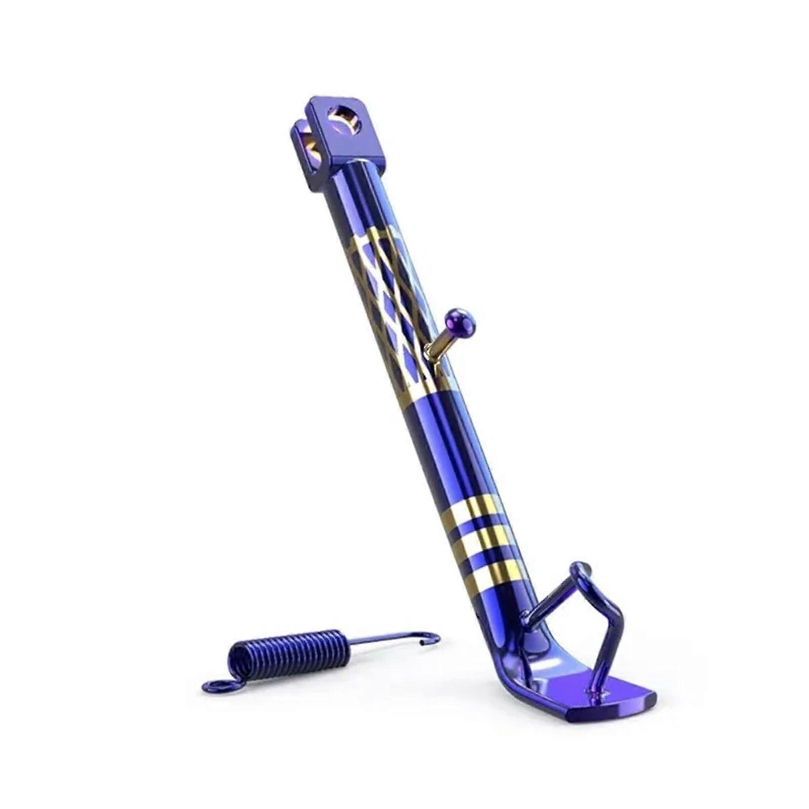 Universal Motorcycle Kickstand Side Stand Holder 25cm Adjustable Parking Support Rack for Scooter and Roller