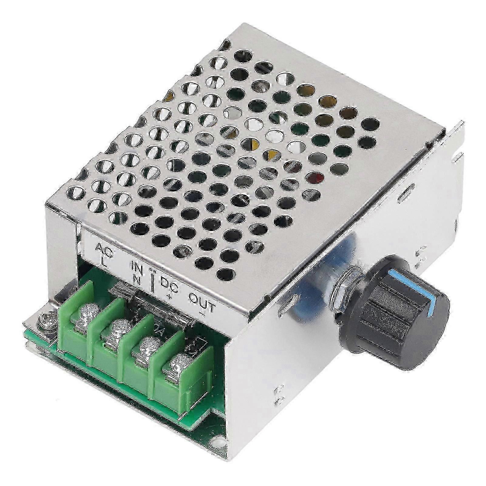 PWM Motor Hastighedsregulator 10A Til Børstede DC-Motorer AC 220V Indgang DC10V-210V Justerbar Output Hwy