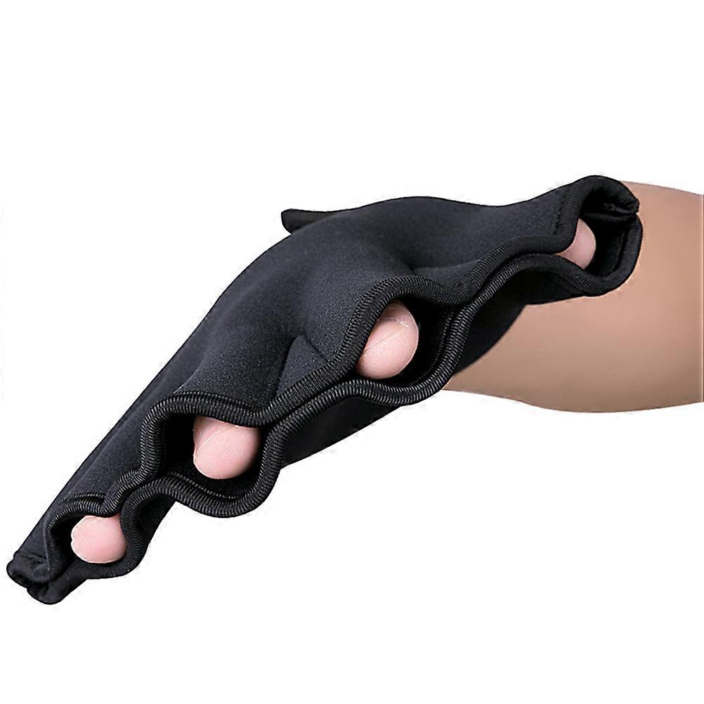 Finger Paddles For Swimming Training Webbed Gloves Neoprene Black Increases 1 Pair