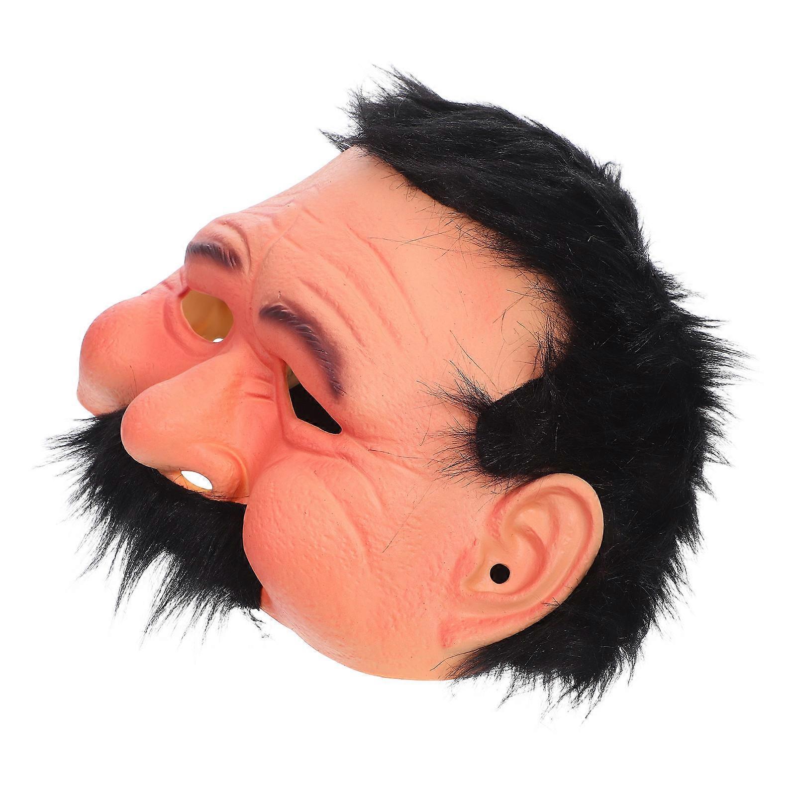 Realistic Old , Soft Latex Scary Halloween Face Mask with Lifelike Wrinkles for Masquerade Parties and Carnival Cosplay Headgear