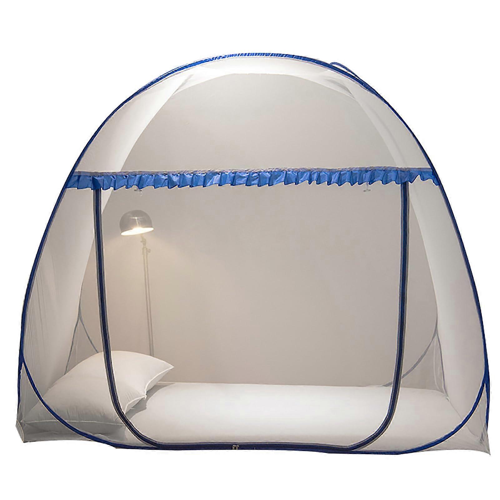PopUp Mosquito Net Tent for Bed, Foldable Design, Large, Portable, Size: 180x200cm