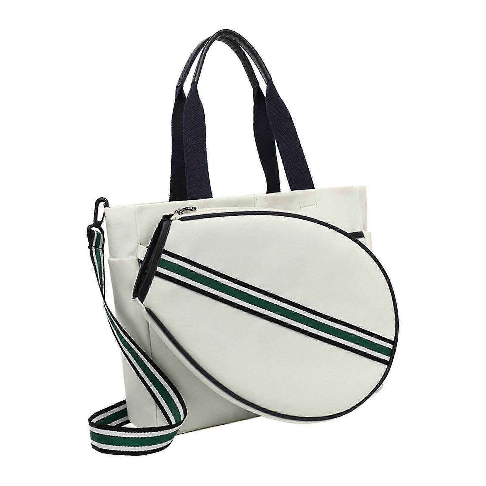 Versatile 2-in-1 Tennis Racket Carry Bag with Adjustable Shoulder Strap