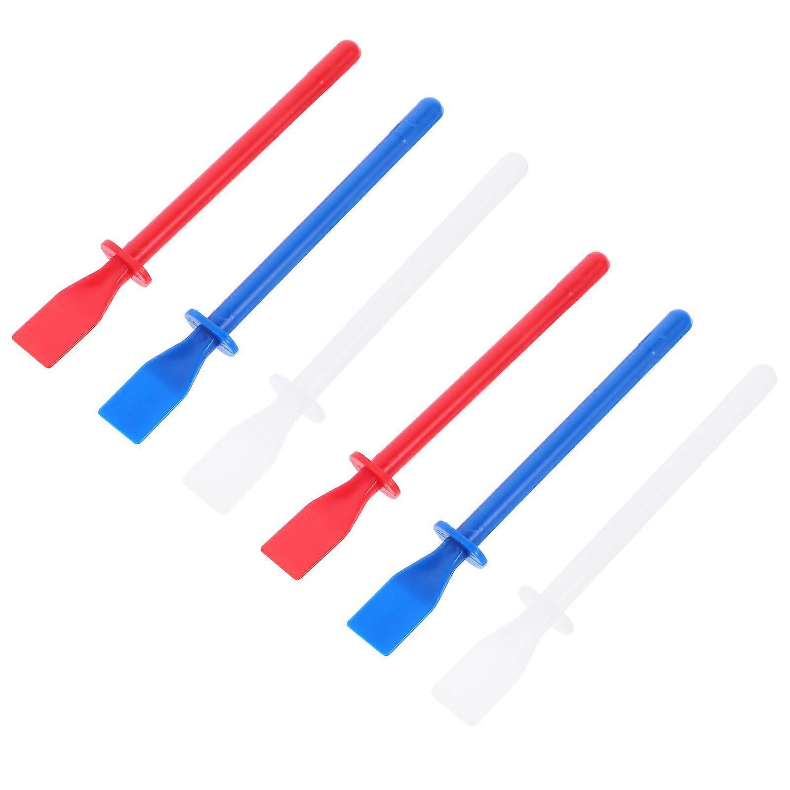 6Pcs Non-toxic Eco-friendly Craft Glue Paint Tool Long Handle Comfortable Grip For DIY Projects