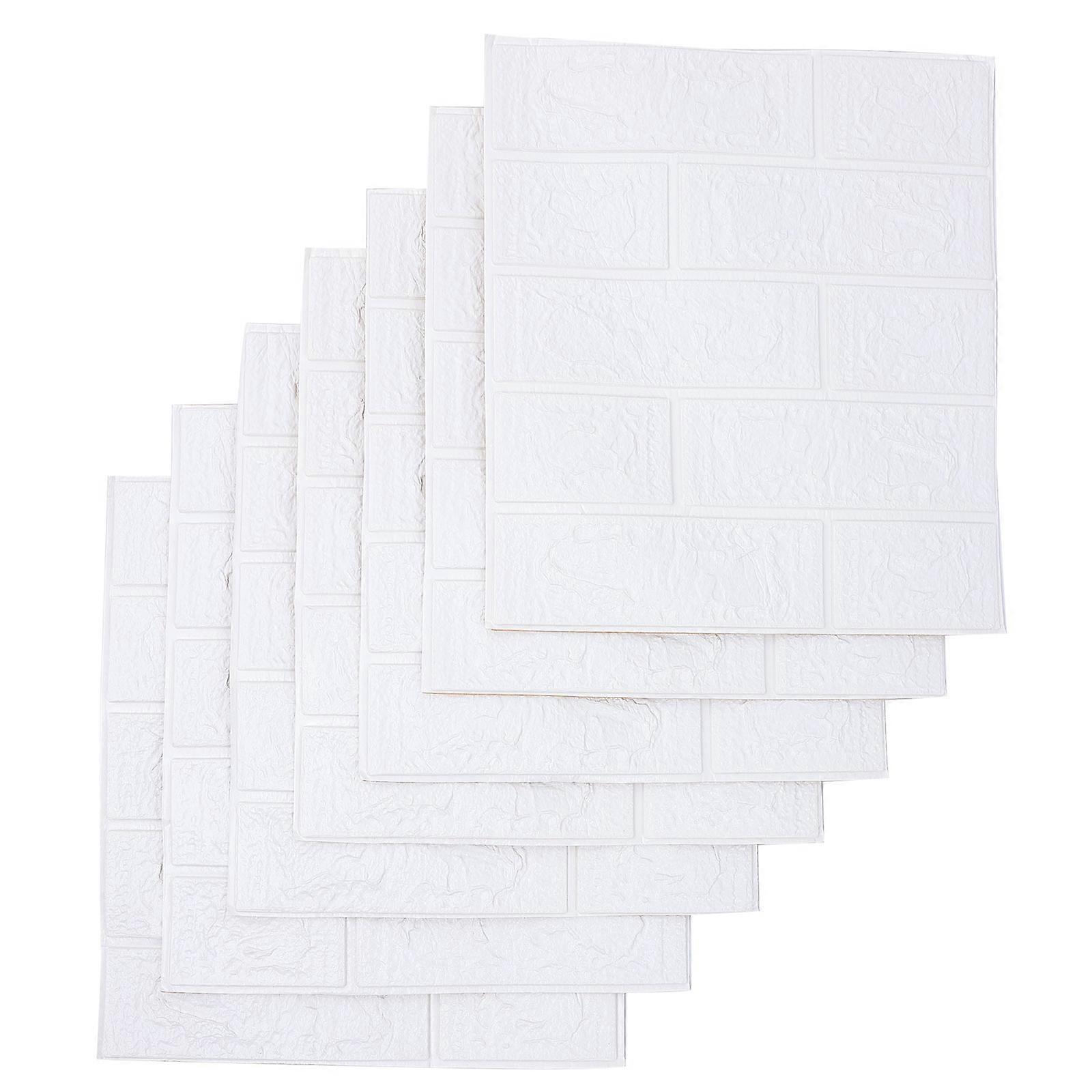 3D Brick Pattern Sticker 10Pcs Durable Wall Panels Perfect For And Coffee Shop Wall Decor With Peel And Stick Functionality