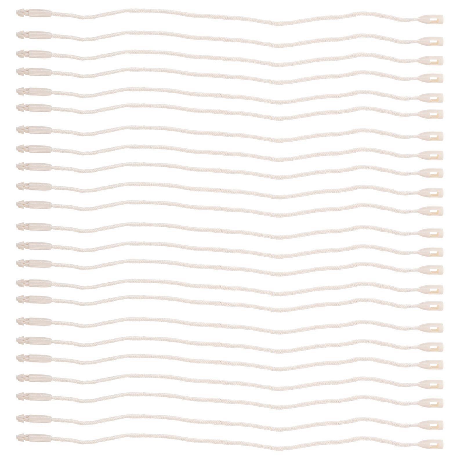 Securing Tags With Practical Cotton Garment Tag Ropes For Retail Use 20X0.5X0.5CM Beige 1000Pcs