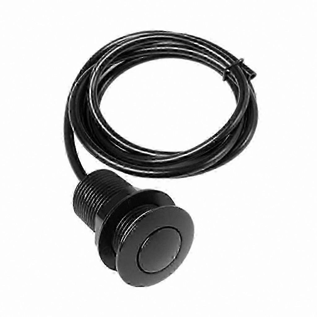 Sink Top Air Switch for Garbage Disposal Systems with Metal Button and Waste Management Accessories
