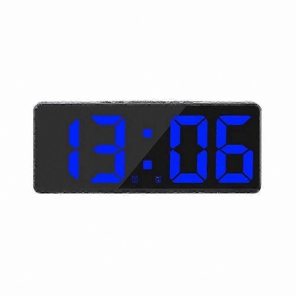 Large Digital Wall Clock with App Control, Time Date Display, Sound Activation, Countdown Timer, Adjustable Brightness, Alarm and Snooze Function
