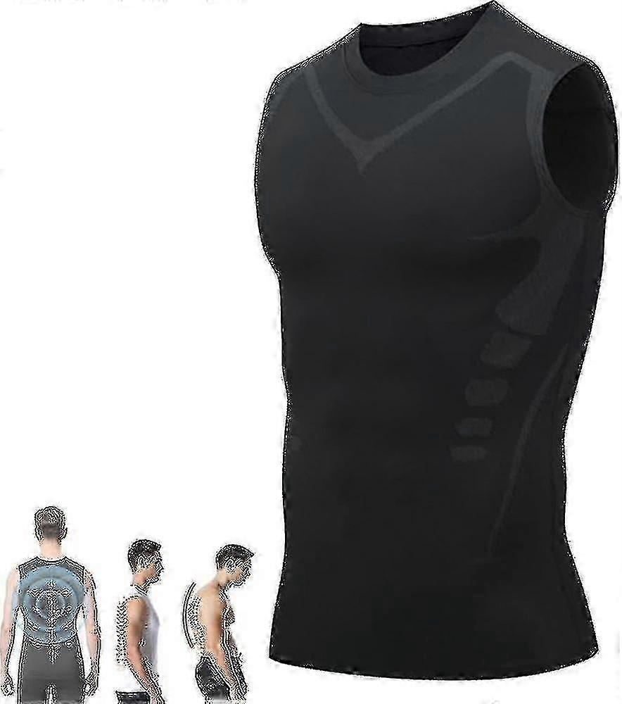 Men's Chest Shaping Compression Top for Muscle Support & Development