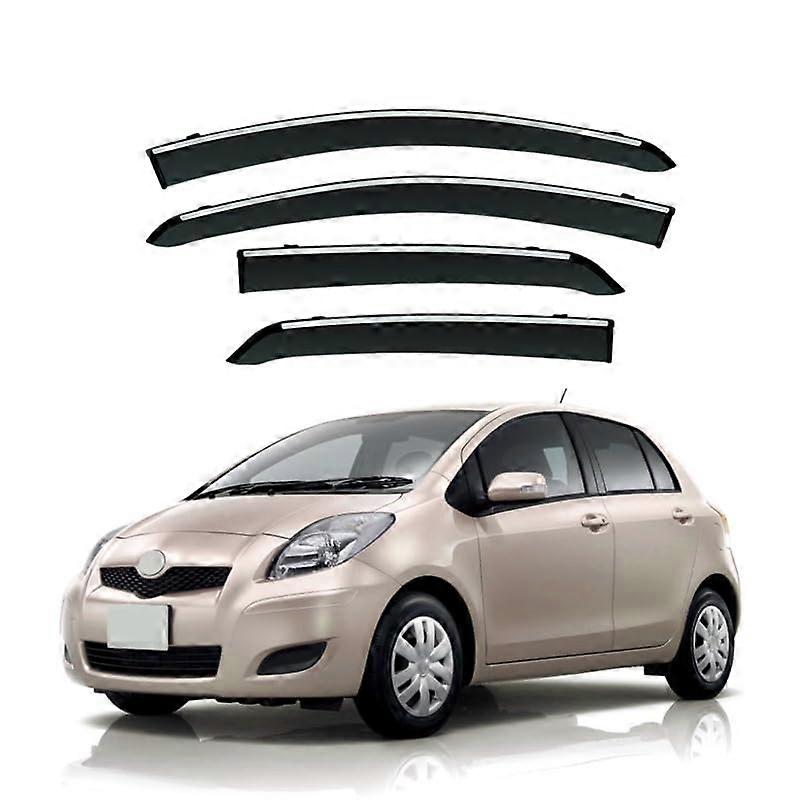 Auto Windabweiser For Toyota Vitz MK2-XP90 2006-2009, Rain Protection Side Window Deflector, Durable Auto Accessory
