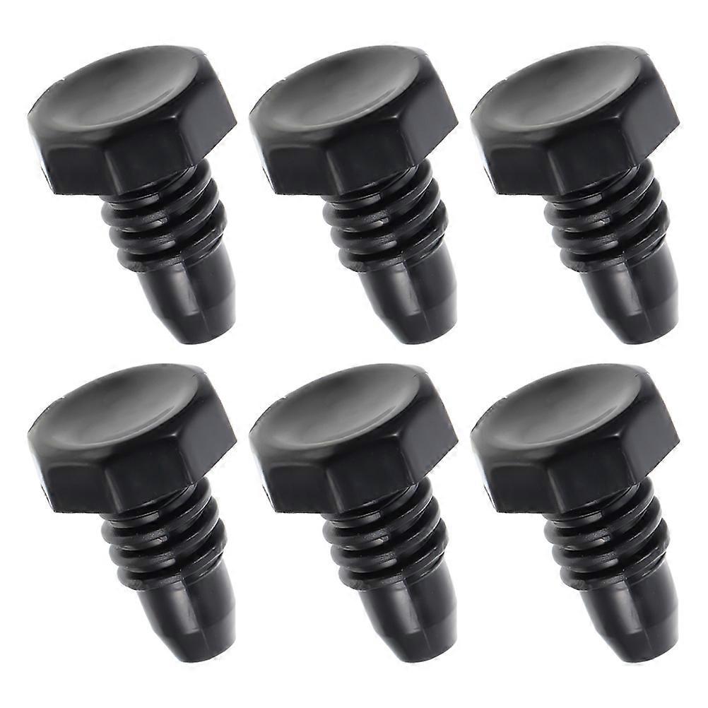 Billiard Cues End Protectors Protective Plug For Cue Billiard Enthusiasts PP Material 6Pcs