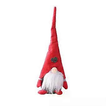 Christmas Decorations Faceless Plush Doll Santa Gnome Scandinavian Tomte Swedish Christmas Elf Dwarf Year Gift