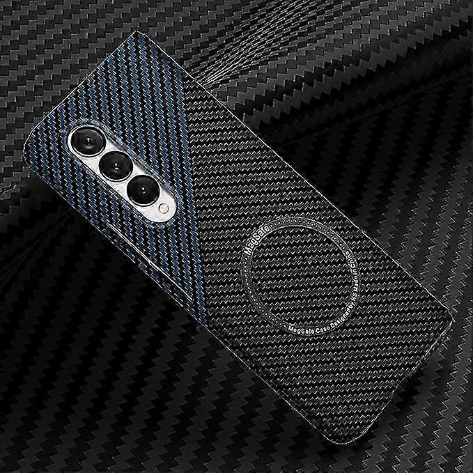 Z Fold 5 Carbon Fiber Case Compatible with Magsafe, Compatible with Magsafe Galaxy Z Fold 5 Carbon Case Slim Protective Case