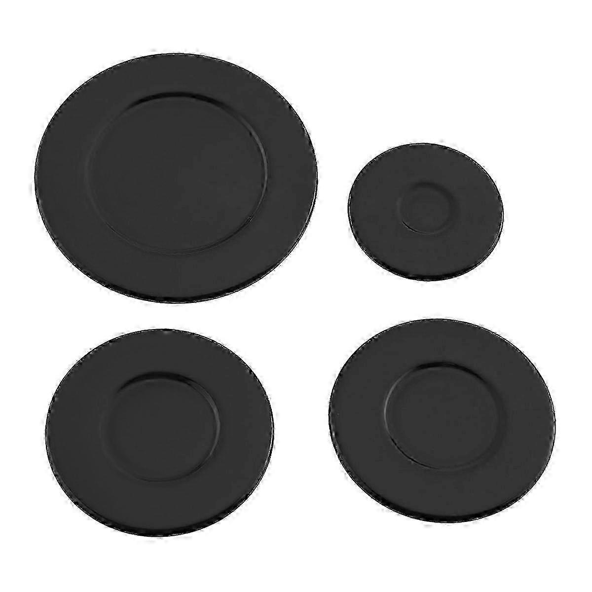 Coperchi bruciatori per fornelli, 4 pezzi, 55/75/100 mm, ispessiti, durevoli ed efficienti per cucinare
