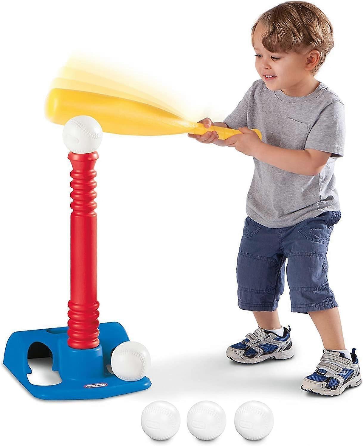 Red T Ball Set 5 Balls for Toddlers 18m Complete Set T, Baseball Bat and 5 Balls