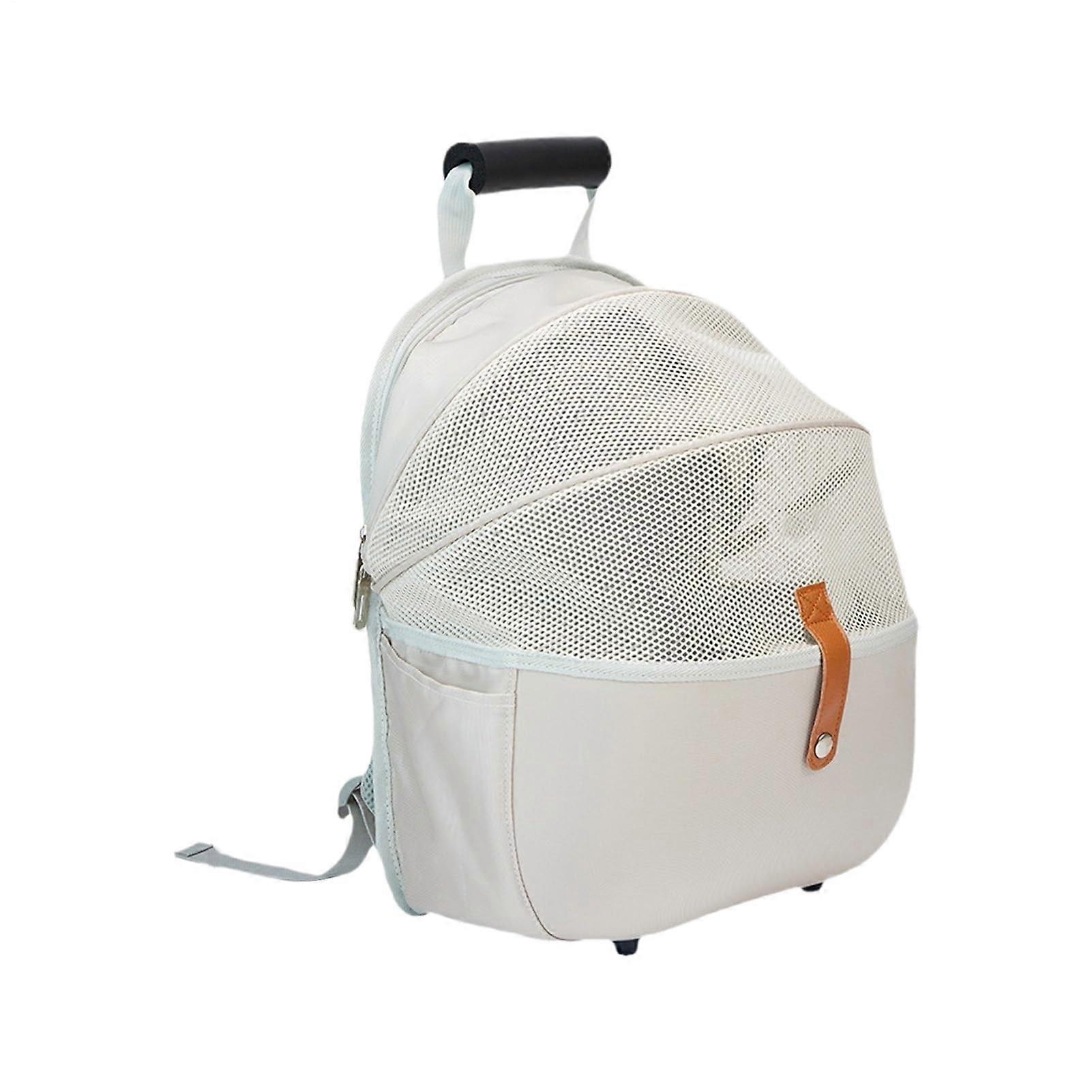 Cat Carrier Backpack with Mesh Ventilation and Soft Padding for Small Pets Travel and Vet Visits