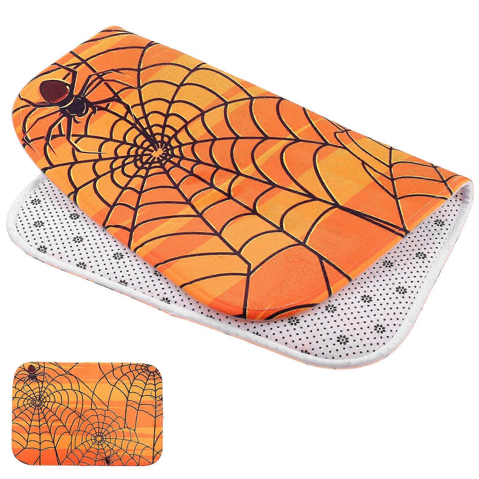 Halloween Themed Floor Mat Decorative Doormat For Kitchen Bathroom Anti-slip 1 Piece