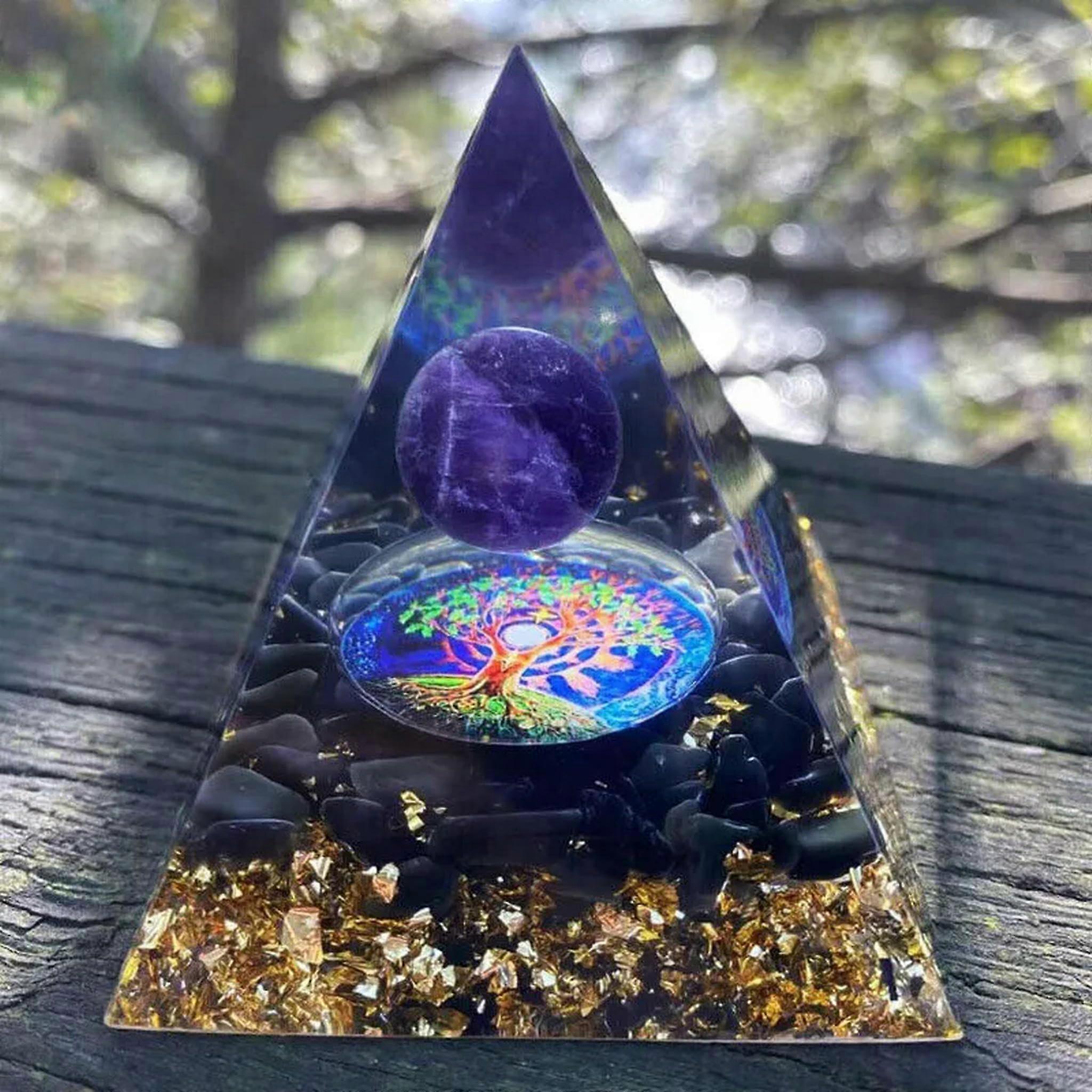 大型Orgonite 晶体金字塔