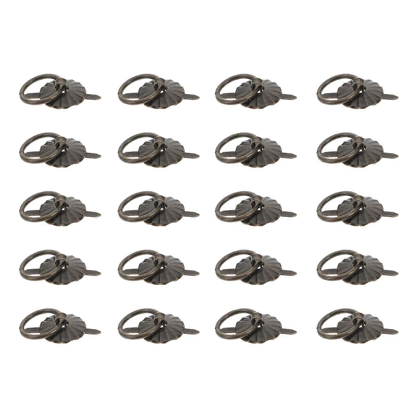30Pcs Black Round Drawer Handle Pull Handle For Gift Box And Jewellery Box With Durable Material