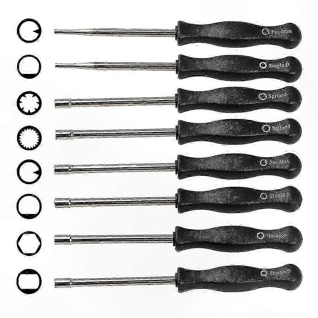Carburetor Adjustment Tool Kit, 8-Piece Screwdriver Set for 2-Cycle Engine Tuning