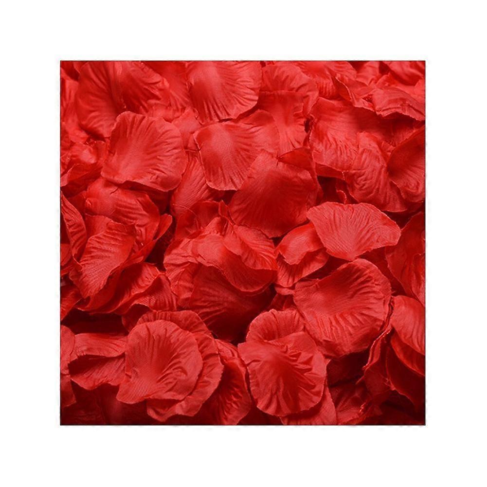 Til bryllup 100 stk kunstige roseblader silkeblomsterblader i bulk til midtgangsdekorasjon